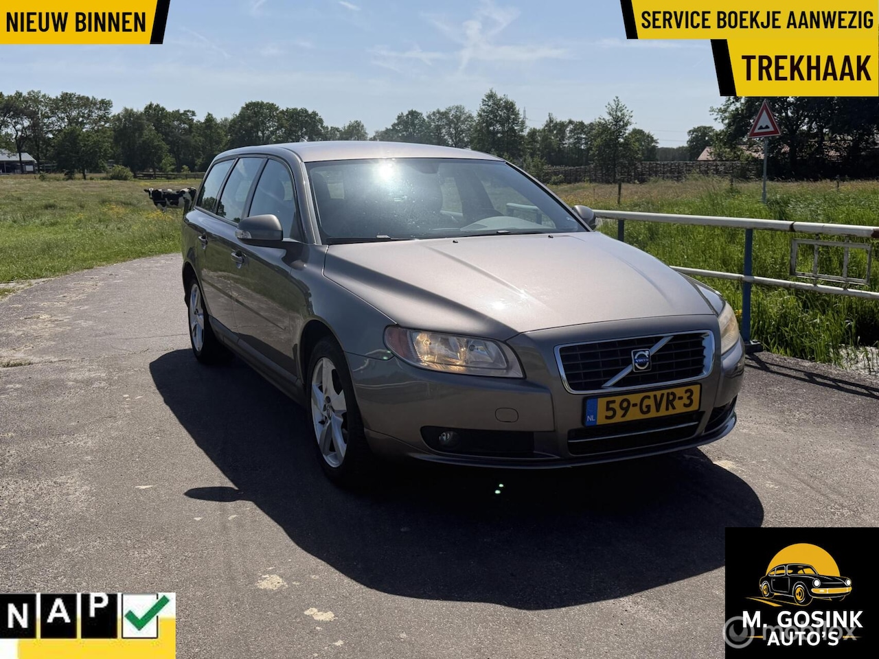 Volvo V70 - 2.0 Kinetic trekhaak leder onderhoud boekjes Nap - AutoWereld.nl