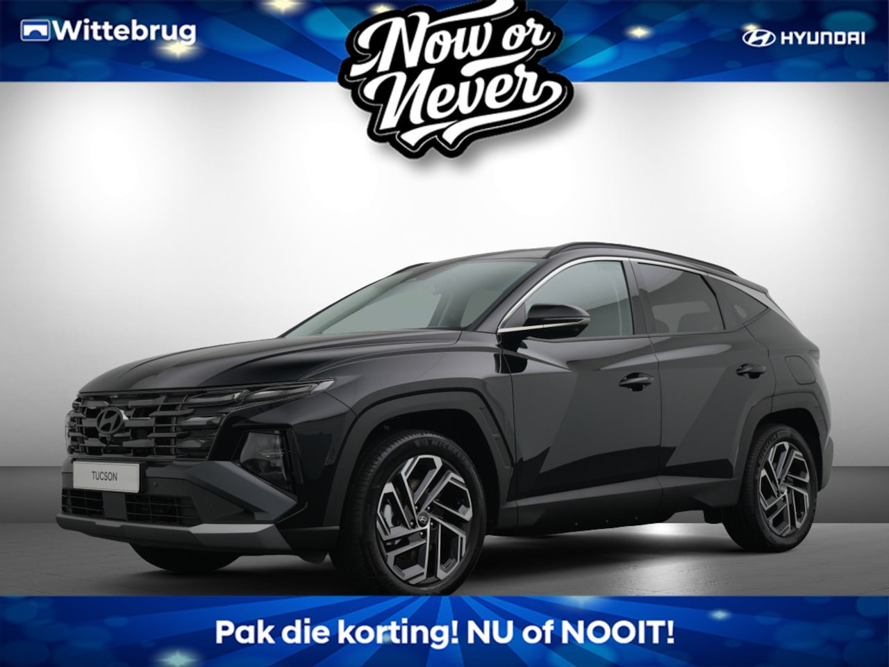 Hyundai Tucson - 1.6 T-GDI PHEV Premium Plug-In Hybride met Lederen bekleding, Navigatie en Stoelverwarming - AutoWereld.nl