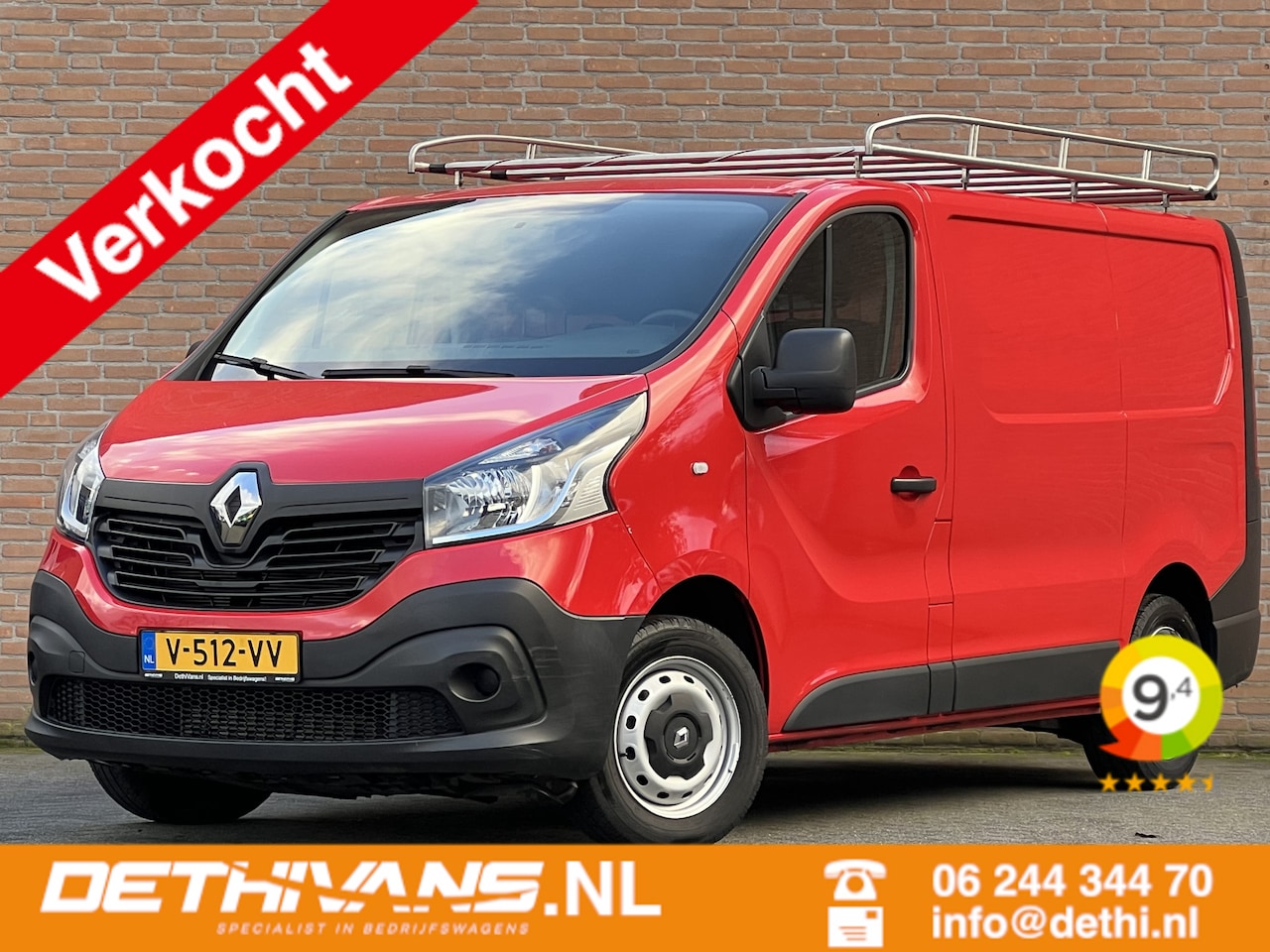 Renault Trafic - 2.0dCi Trekhaak / Imperiaal / Airconditioning / Euro6 - AutoWereld.nl