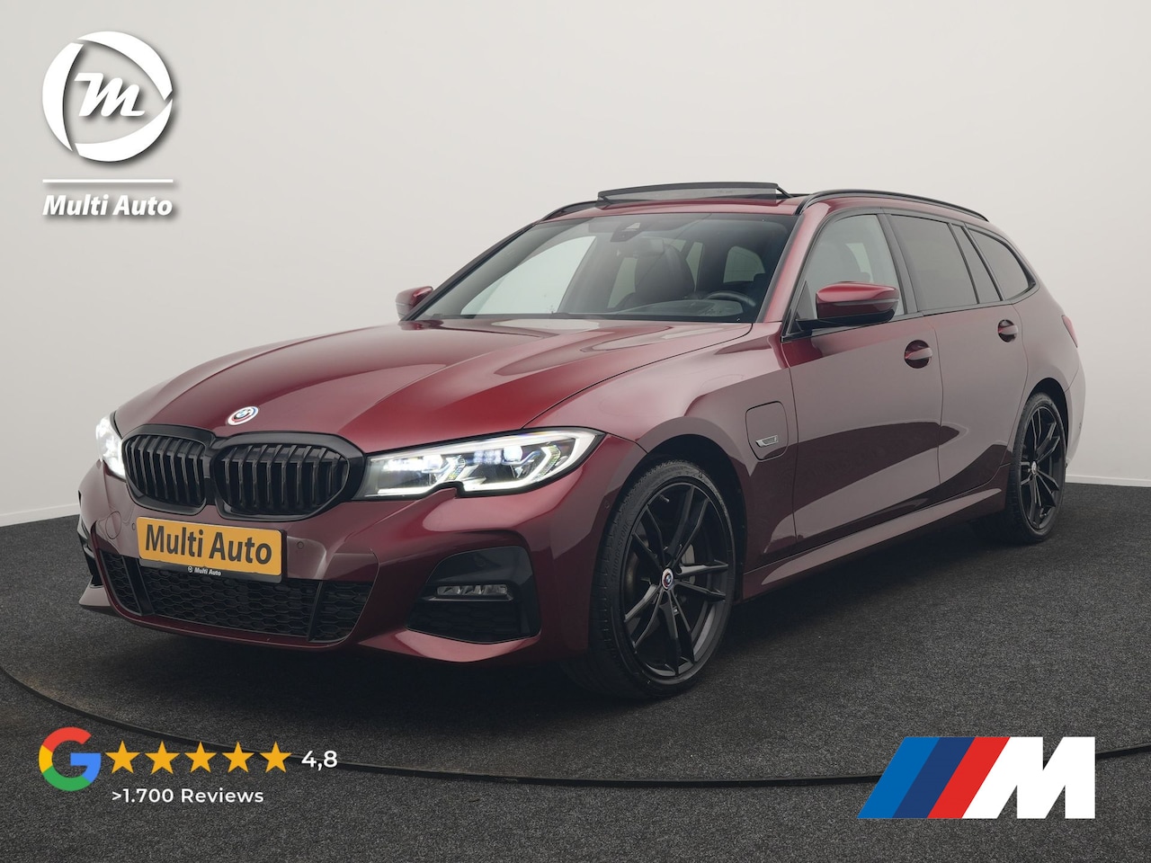 BMW 3-serie Touring - 330e M Sport PHEV 293pk Dealer O.H. | Panodak | Head Up | Laser LED | Adaptief Onderstel | - AutoWereld.nl