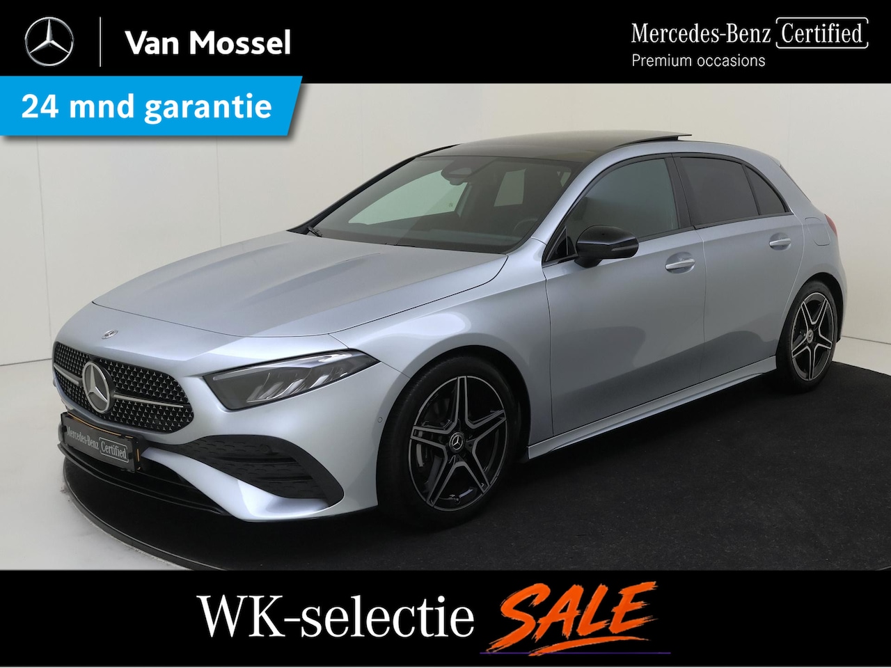 Mercedes-Benz A-klasse - 180 AMG Line / Stoelverwarming / Achteruitrijcamera / Panorama-schuifdak / Night-Pakket / - AutoWereld.nl