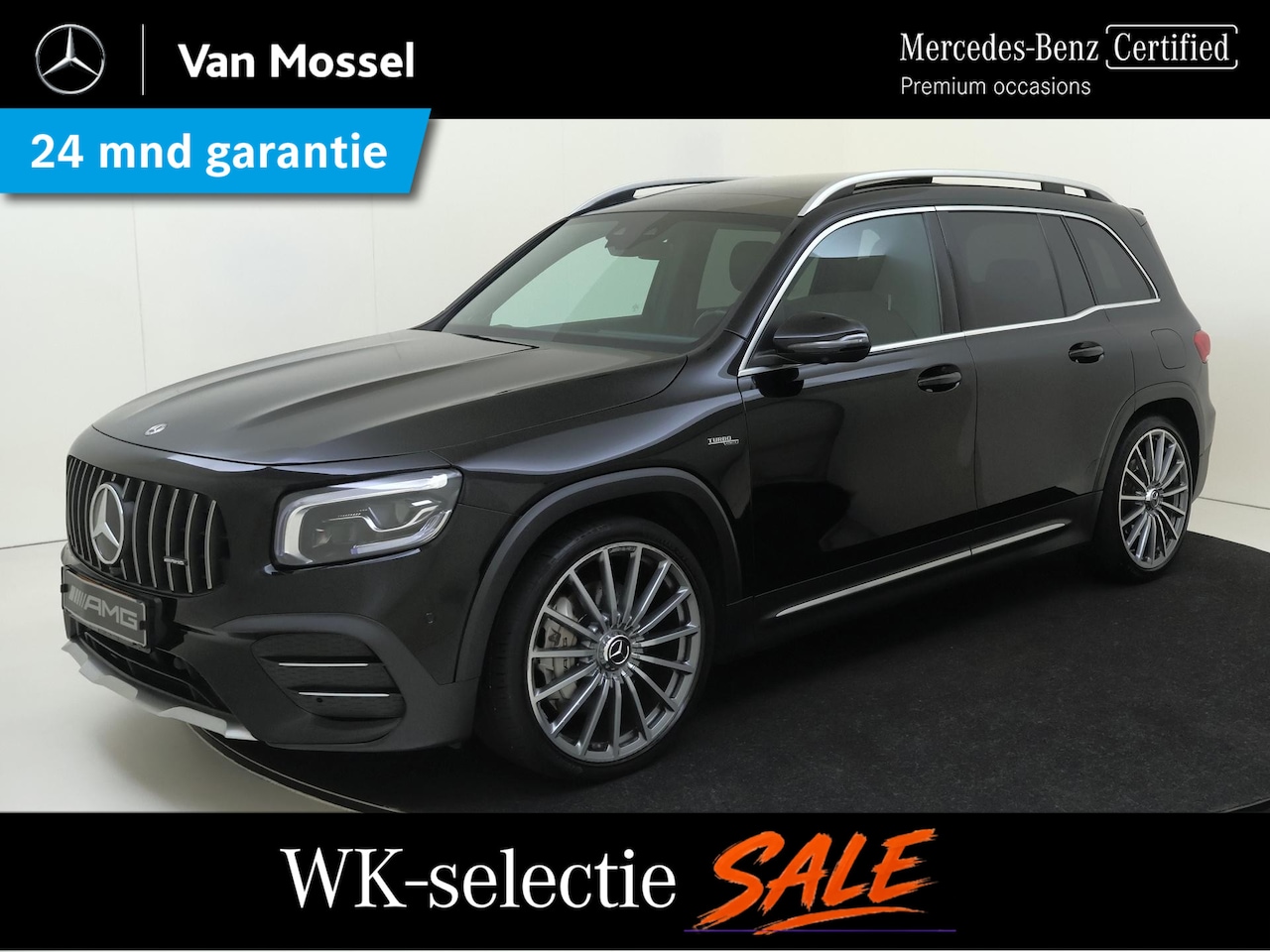 Mercedes-Benz GLB - AMG 35 4MATIC Premium Plus /Panoramadak /Burmester 3D /Distronic /360 Camera - AutoWereld.nl