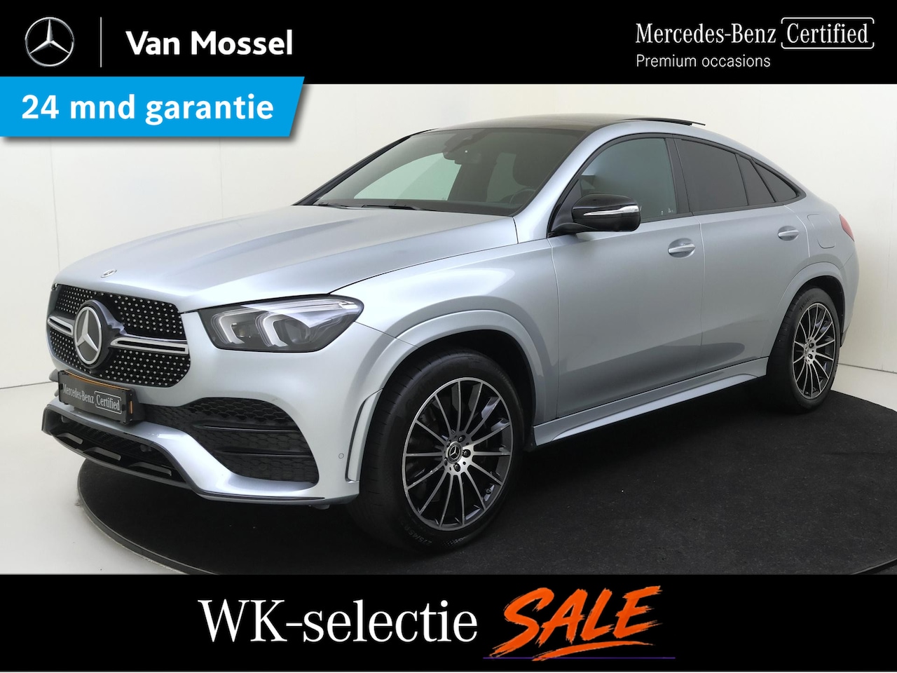 Mercedes-Benz GLE-Klasse Coupé - 350 e 4MATIC Premium / Panoramadak/ Burmester/ 21 inch/ AIRMATIC/ Night/ Leder - AutoWereld.nl