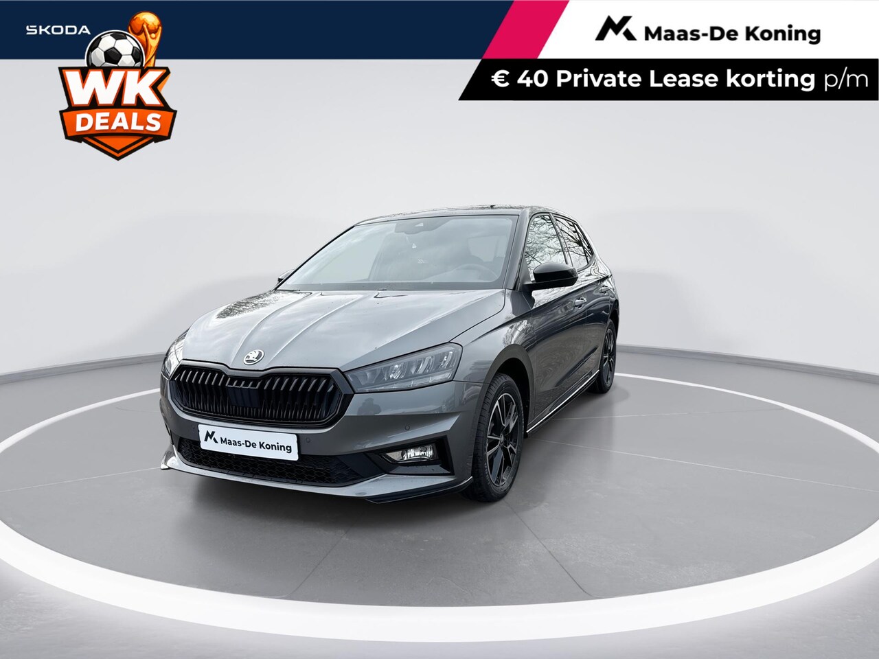 Skoda Fabia - Monte Carlo 1.0 TSI 70 kW / 95 PK Hatchback 5 vers nelingen | Graphite Grey | Verwarmde vo - AutoWereld.nl