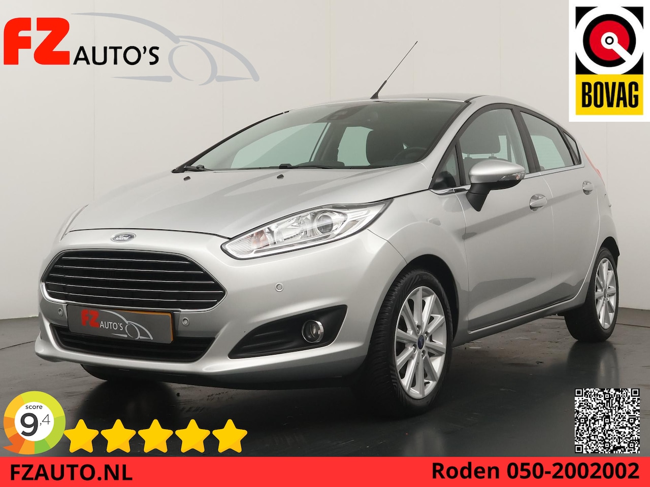 Ford Fiesta - 1.0 EcoBoost Titanium - Navigatie - Parkeersens V+A - Climate Controle - Cruise Control - AutoWereld.nl
