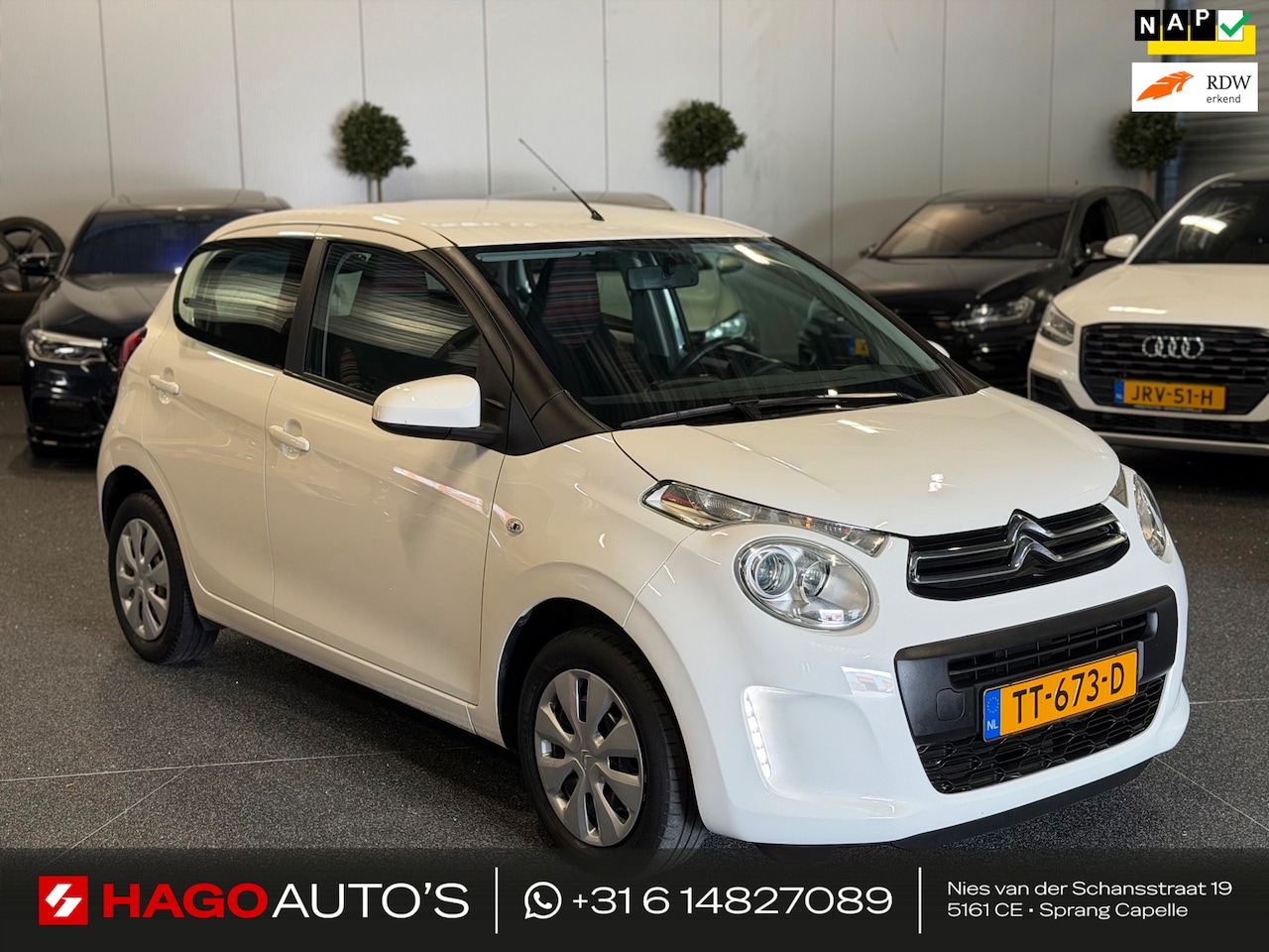 Citroën C1 - 1.0 VTi Feel LED/AIRCO/CRUISE/ELEK-RAMEN/2E-EIG/DEALER-ONDERH/BT-AUDIO - AutoWereld.nl