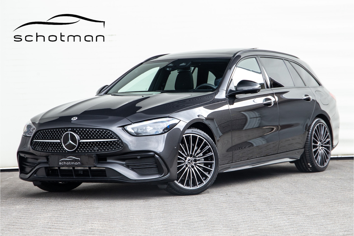 Mercedes-Benz C-klasse Estate - 300 e AMG Nightpakket, Pano, Distronic, Trekhaak, Carplay, Hybrid 2023 - AutoWereld.nl