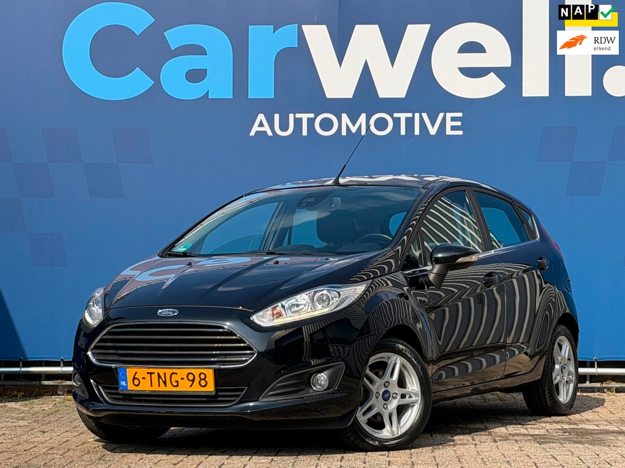 Ford Fiesta - 1.0 EcoBoost Titanium|2e Eigenaar|Trekhaak|Navi|Climate|Cruise|PDC|LMV|5Deurs|N.A.P| - AutoWereld.nl