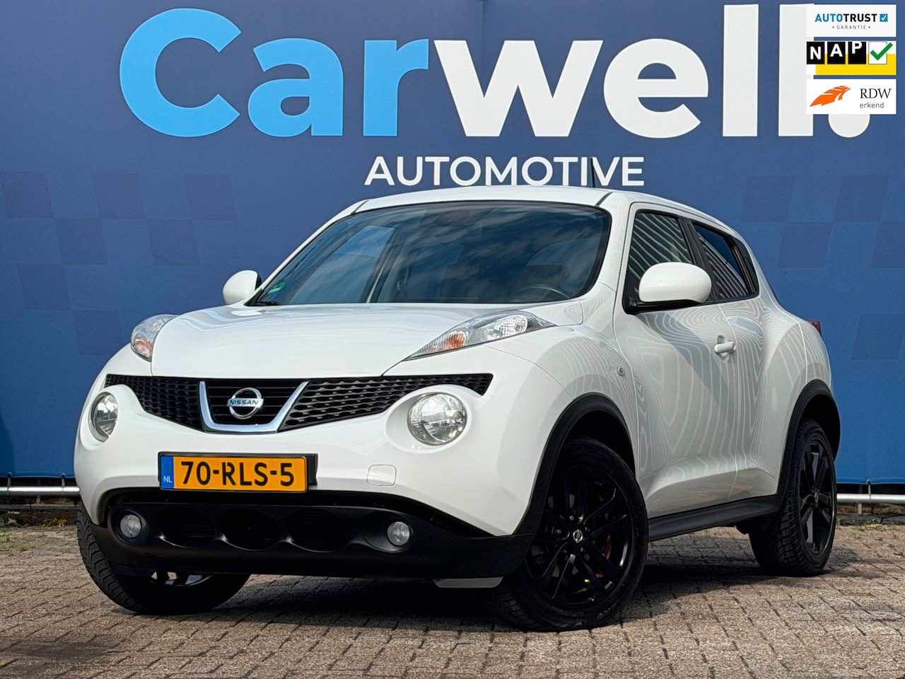 Nissan Juke - 1.6 Tekna|1e Eigenaar|Carplay|STLvw|Keyless|Leder|Climate|Cruise|LMV|Bleutooth|Apk tot 26- - AutoWereld.nl