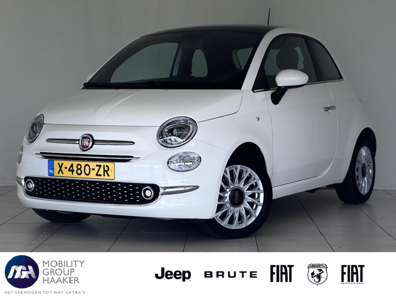 Fiat 500 - 1.0 Hybrid Dolcevita Apple-Android | Climate Control | Parkeersensoren achter | - AutoWereld.nl