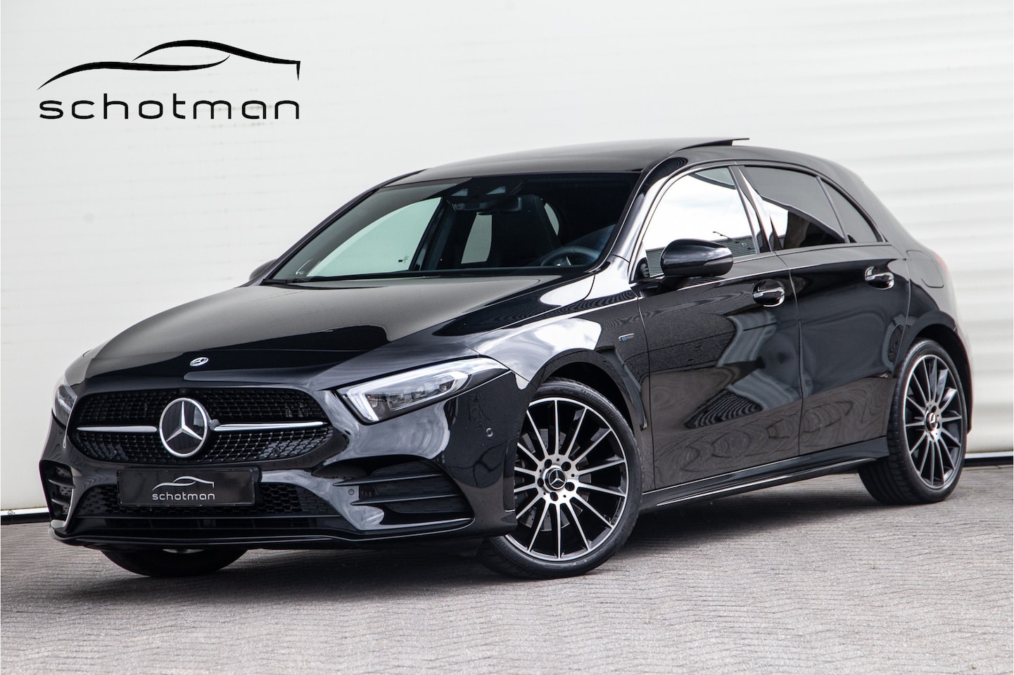 Mercedes-Benz A-klasse - 250 e AMG Premium Plus, Pano, Burmester, Memory, Distronic, 2021 - AutoWereld.nl