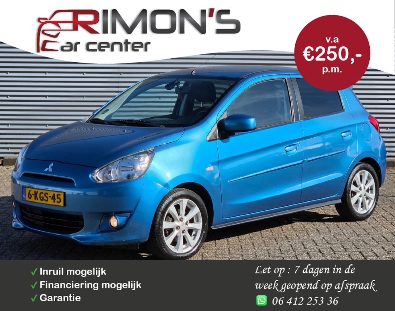 Mitsubishi Space Star - 1.2 Intense+ Keyless Entry Airco - AutoWereld.nl
