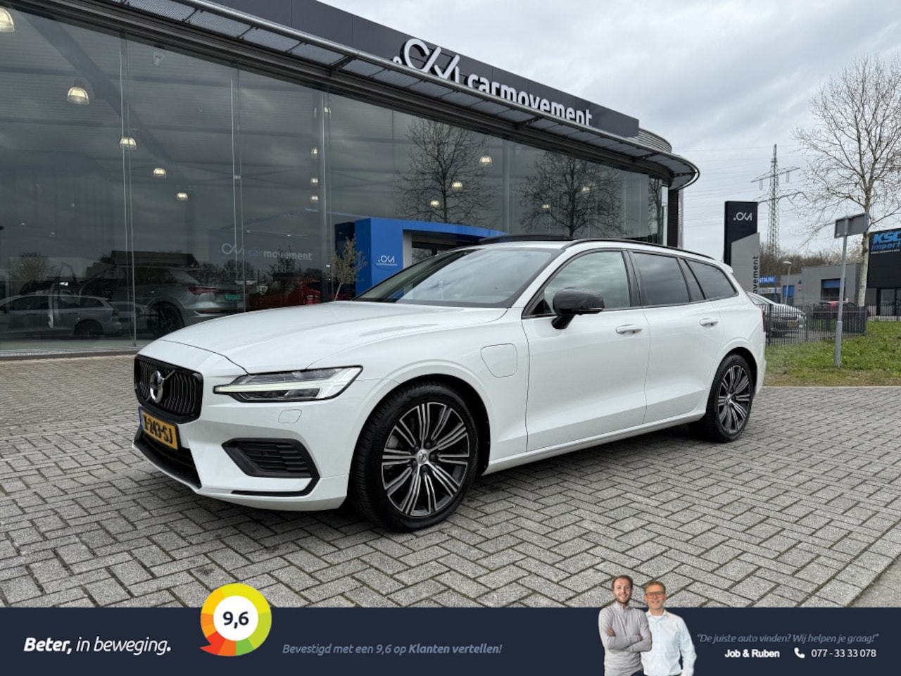 Volvo V60 - 2.0 T6 AWD Recharge Inscription | Harman/Kardon | Panoram | 360° - AutoWereld.nl