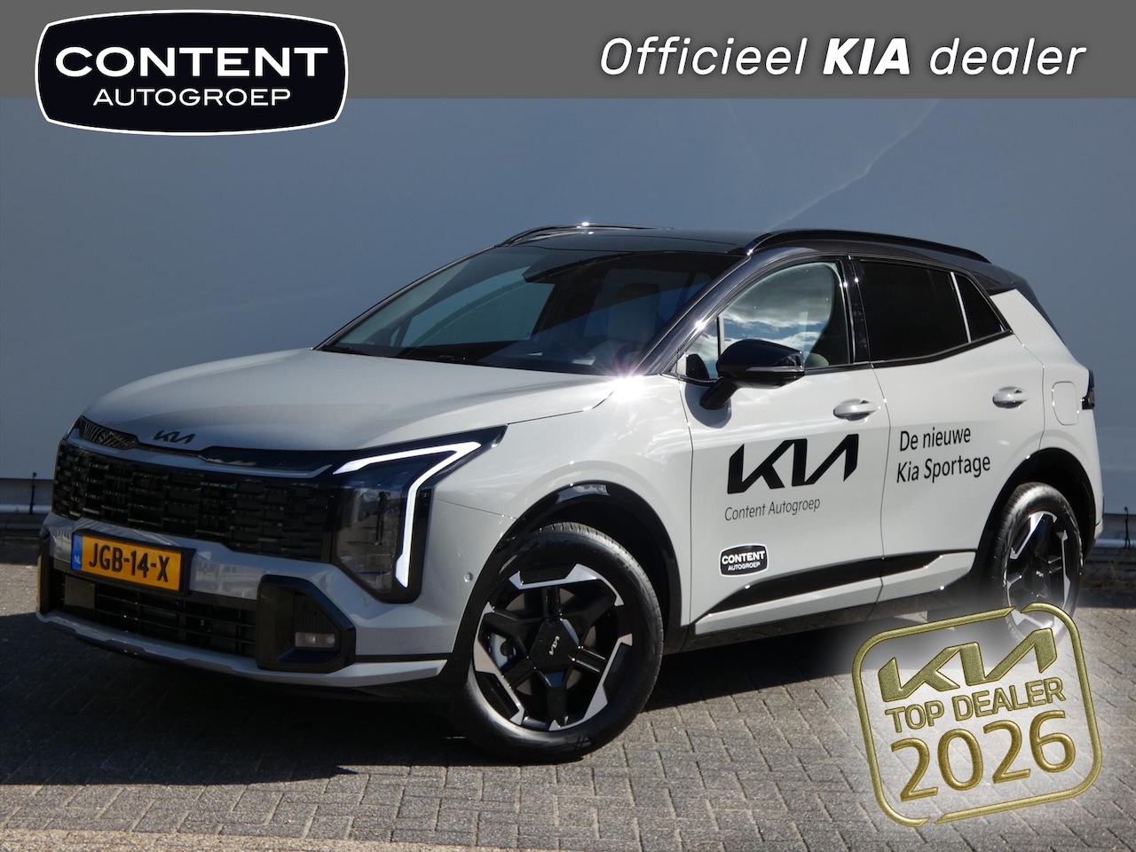 Kia Sportage - 1.6 T-GDi 239pk Hybrid AT6 GT-PlusLine - AutoWereld.nl