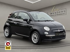 Fiat 500 C - 1.2 Lounge 2009 ZWART | Airco | Cabrio | Driem nieuw