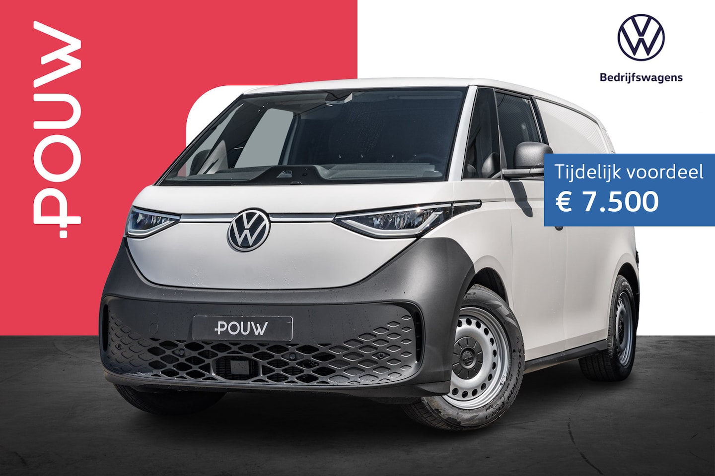 Volkswagen ID. Buzz Cargo - 286pk Economy Business 79 kWh | Achteruitrijcamera | Trekhaak - AutoWereld.nl