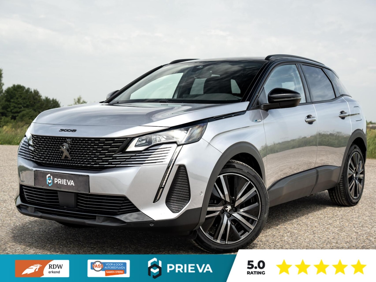 Peugeot 3008 - GT 1.6 Plug-in Hybrid 225PK Black Pack Automaat | Park City | Focal Audio | Camera's | Ele - AutoWereld.nl