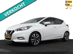 Nissan Micra - 1.0 IG-T Tekna Camera/ECC/Trekhaak/Stoelverw./Metallic/101pk