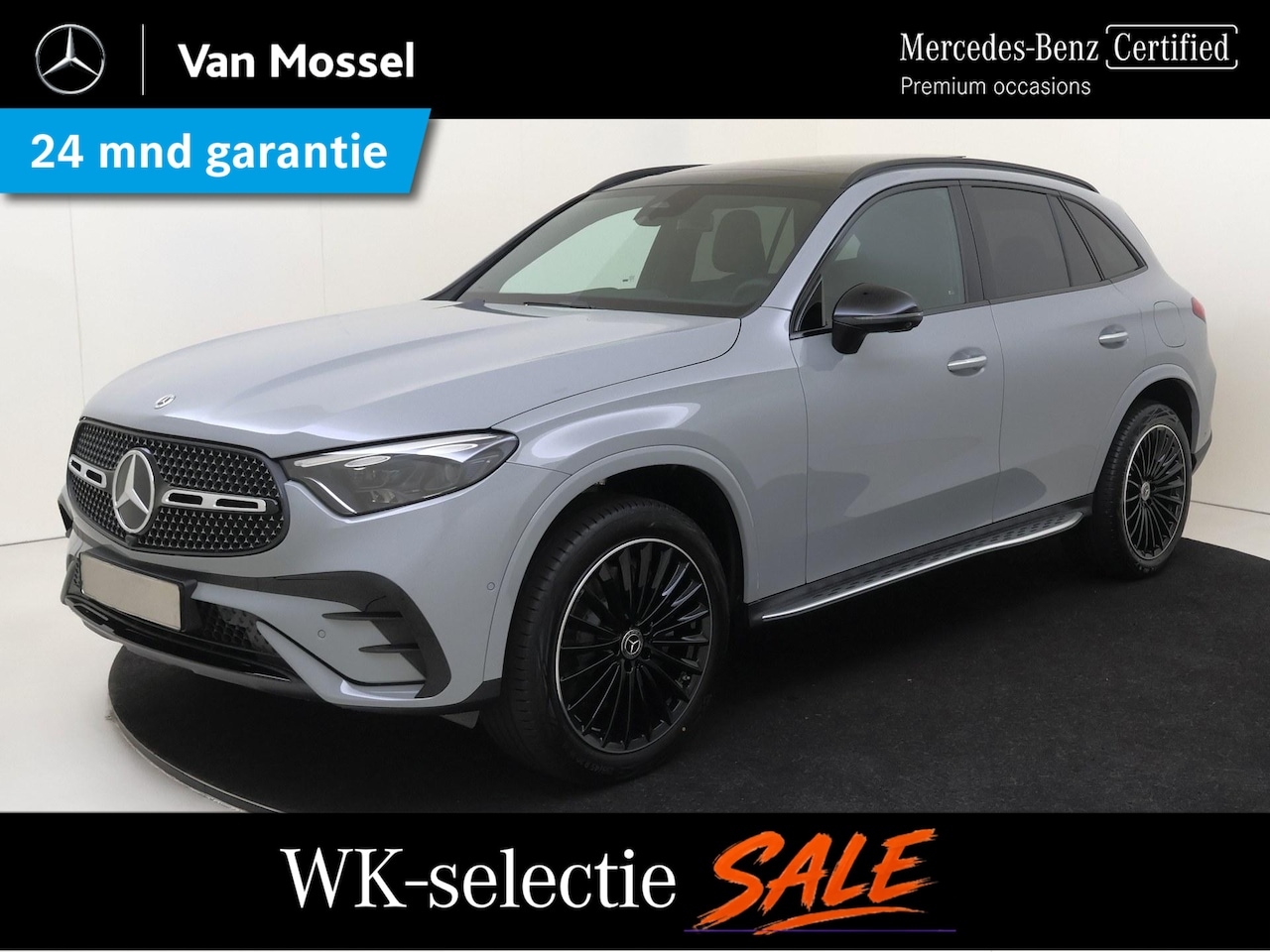 Mercedes-Benz GLC-klasse - 300e 4MATIC Sport Edition Premium Plus Alpine Grey /Memory-Stoelen / Panoramadak /Burmeste - AutoWereld.nl