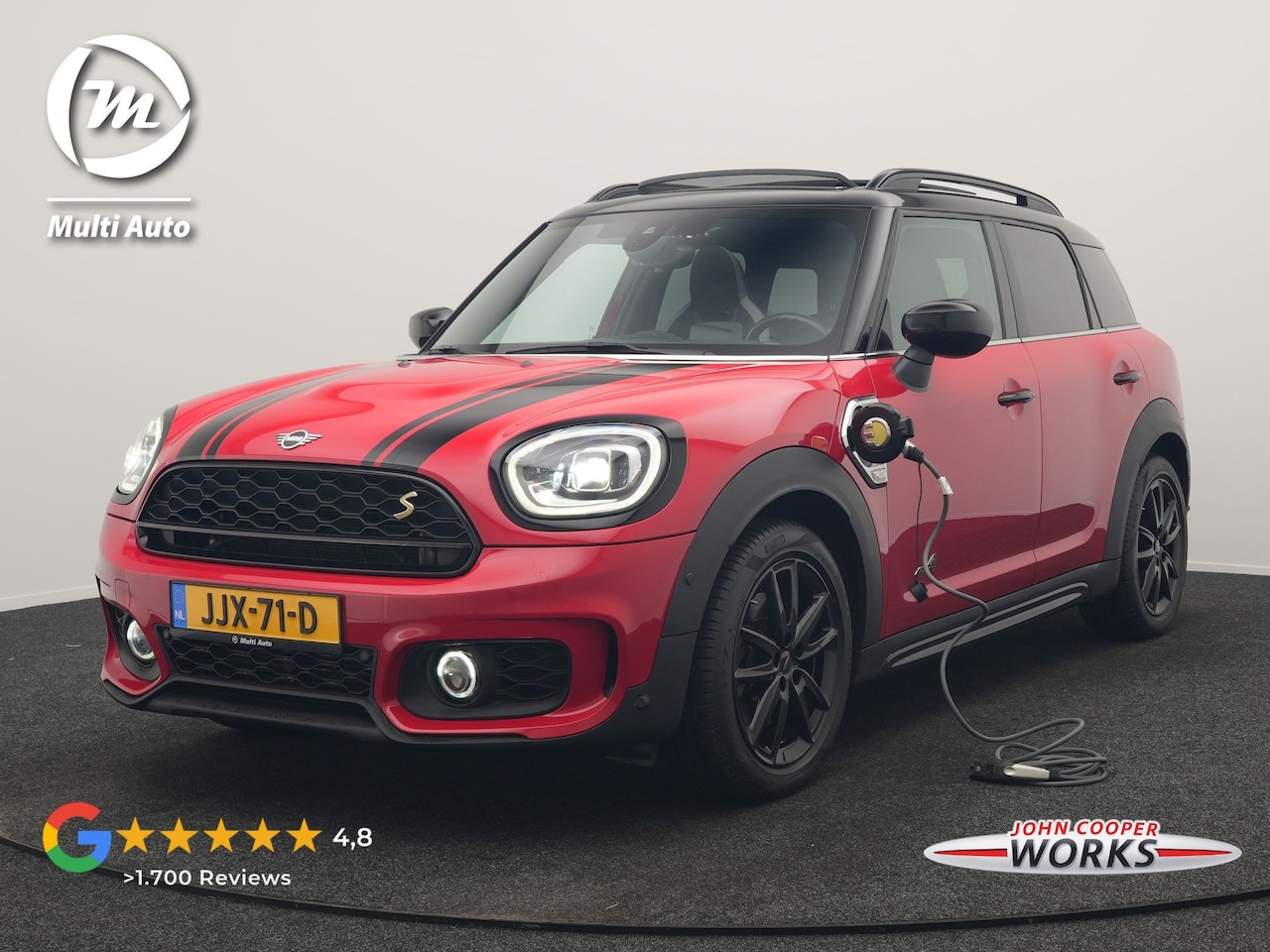 MINI Countryman - Cooper S E ALL4 FACELIFT JCW PHEV 220pk Dealer O.H | Panodak | JCW Alcantara Sportstoelen - AutoWereld.nl