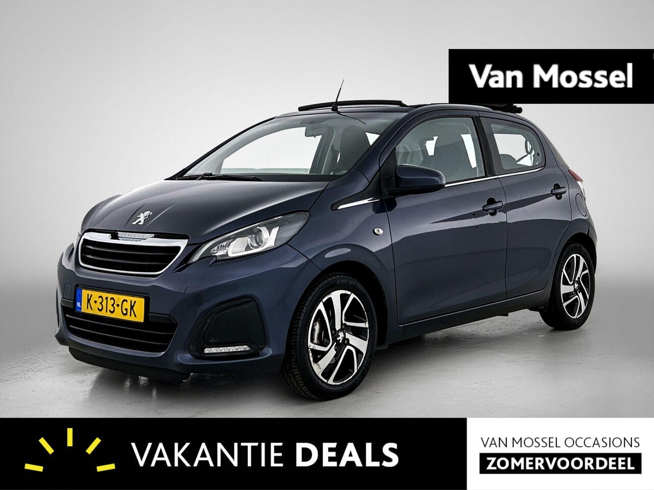 Peugeot 108 - 1.2 Puretech Allure | Cabrio dak | Stuurwiel bediening | Bluetooth | Lichtmetaal | Airco | - AutoWereld.nl