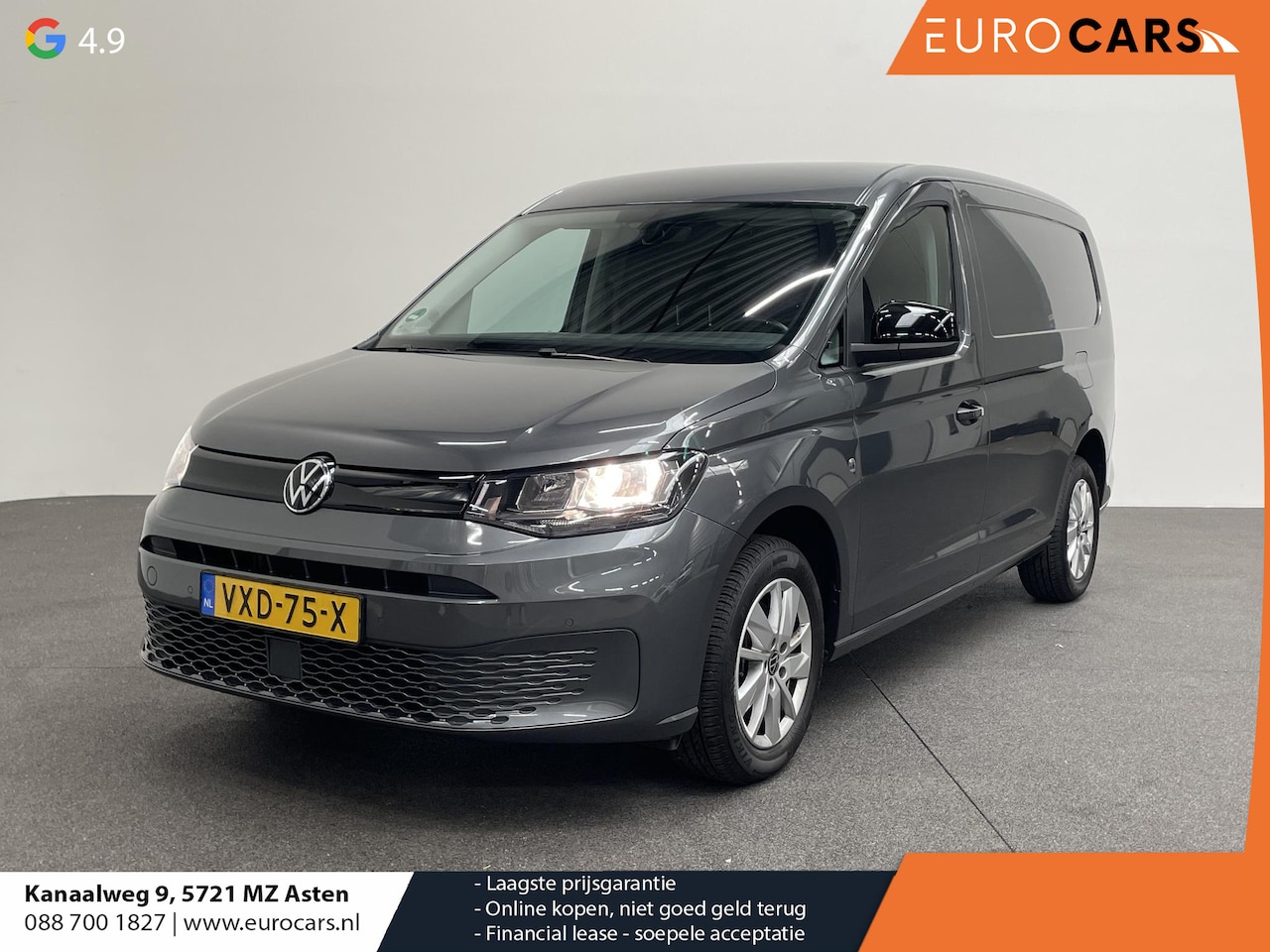 Volkswagen Caddy Cargo Maxi - 2.0 TDI Style Automaat Airco Bluetooth Cruise Control App-Connect - AutoWereld.nl