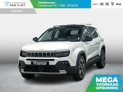 Jeep Avenger - Summit 54 kWh | 17% Bijtelling | Schuif/Kanteldak | Leder&Winter Pack | Warmtepomp | Info&