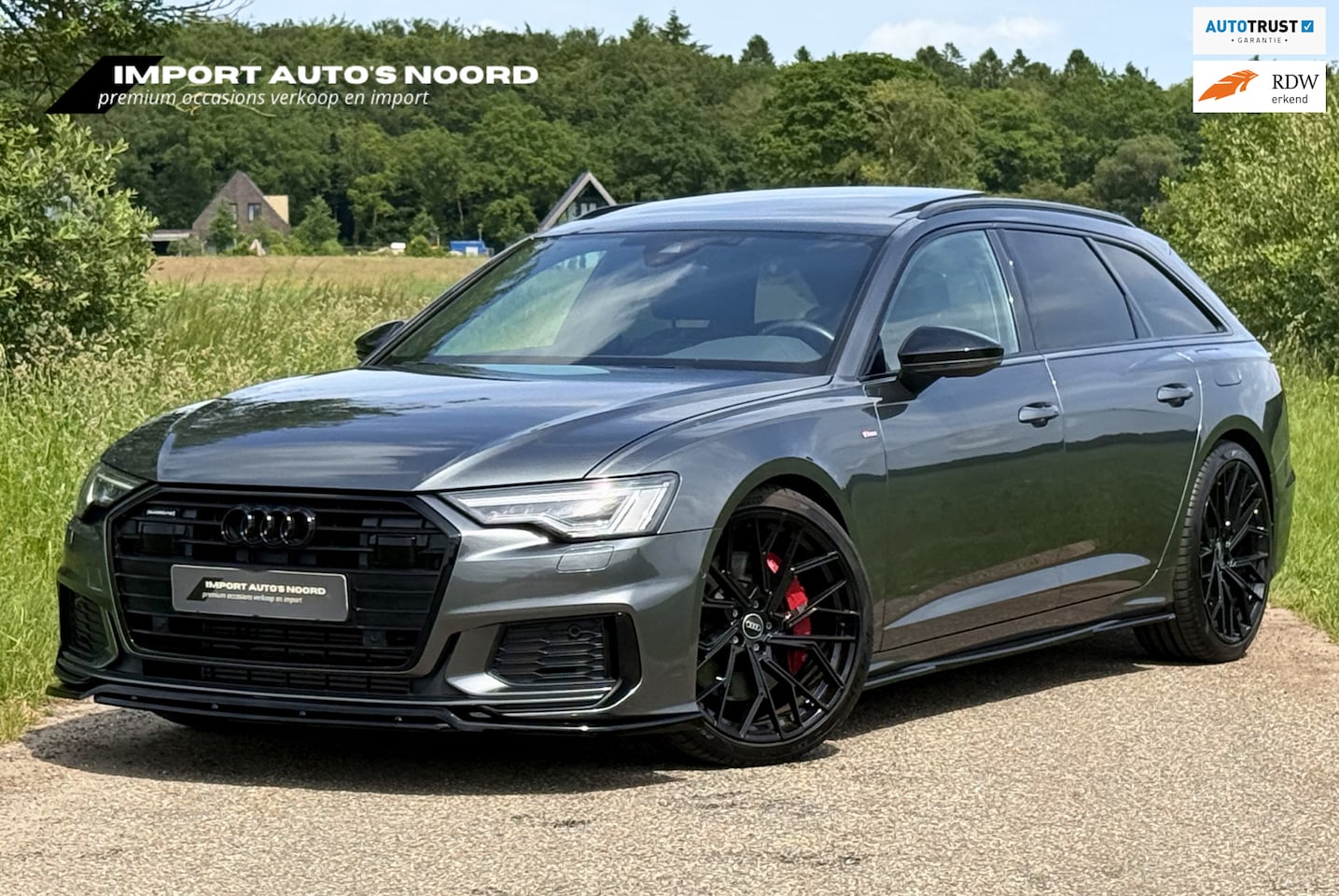 Audi A6 Avant - 55 TFSI e quattro Competition Pano Leer Sfeerverlichting ACC 21 inch - AutoWereld.nl