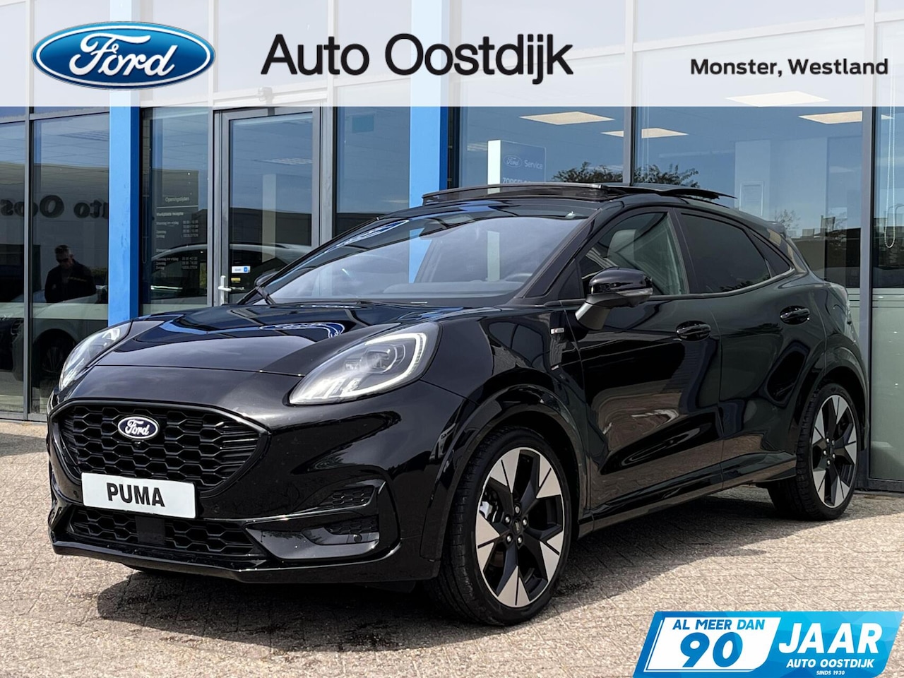 Ford Puma - 1.0 EcoBoost Hybrid ST-Line X 155PK Automaat Afn. Trekhaak Panodak Winterpack Adaptieve Cr - AutoWereld.nl
