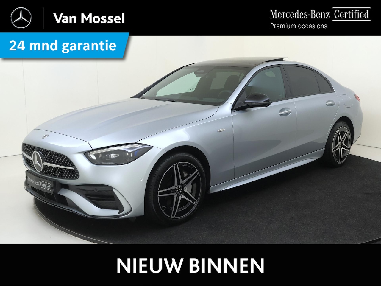 Mercedes-Benz C-klasse - 300 e Business Solution AMG Premium Plus /Panoramadak /Burmester 3D /HUD /Memory /360 Came - AutoWereld.nl