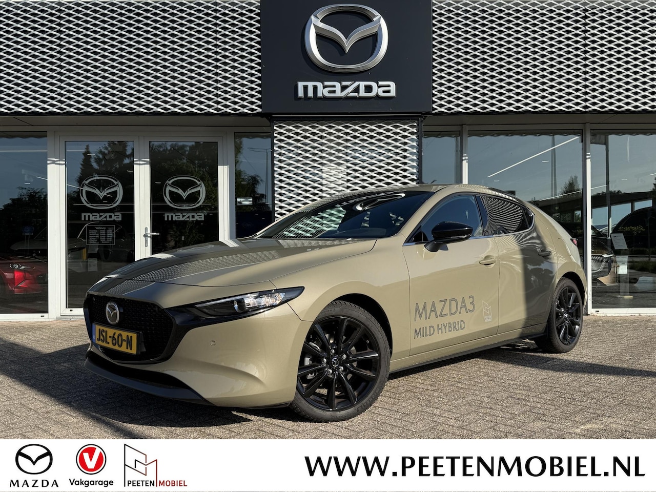Mazda 3 - 2.5 e-SkyActiv-G M Hybrid 140 Exc-line Bns Edition | BOSE | 360 CAMERA | ADAPTIEVE CRUISE - AutoWereld.nl