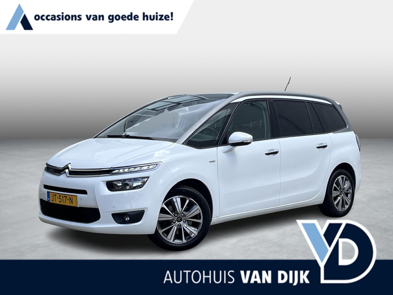 Citroën Grand C4 Picasso - 1.6 THP Exclusive | 157PK/Voll.Historie/5-zitplaatsen/Navi/Camera/Clima/Cruise/Trekhaak/Vo - AutoWereld.nl