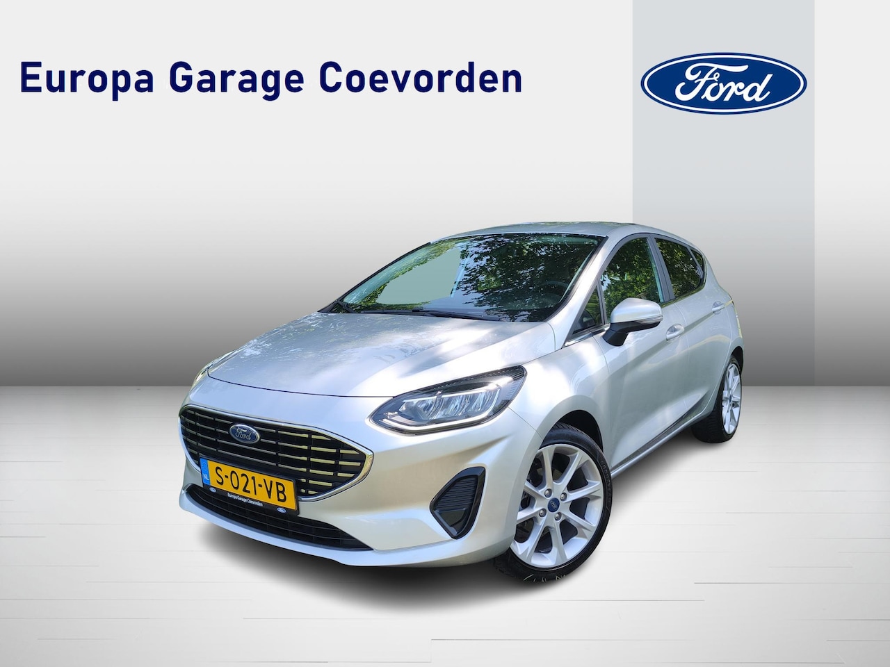 Ford Fiesta - 1.0 EB 125PK Hybrid Titanium Automaat | WINTERPACK | LED | CRUISE | CARPLAY NAVI | SENSORE - AutoWereld.nl