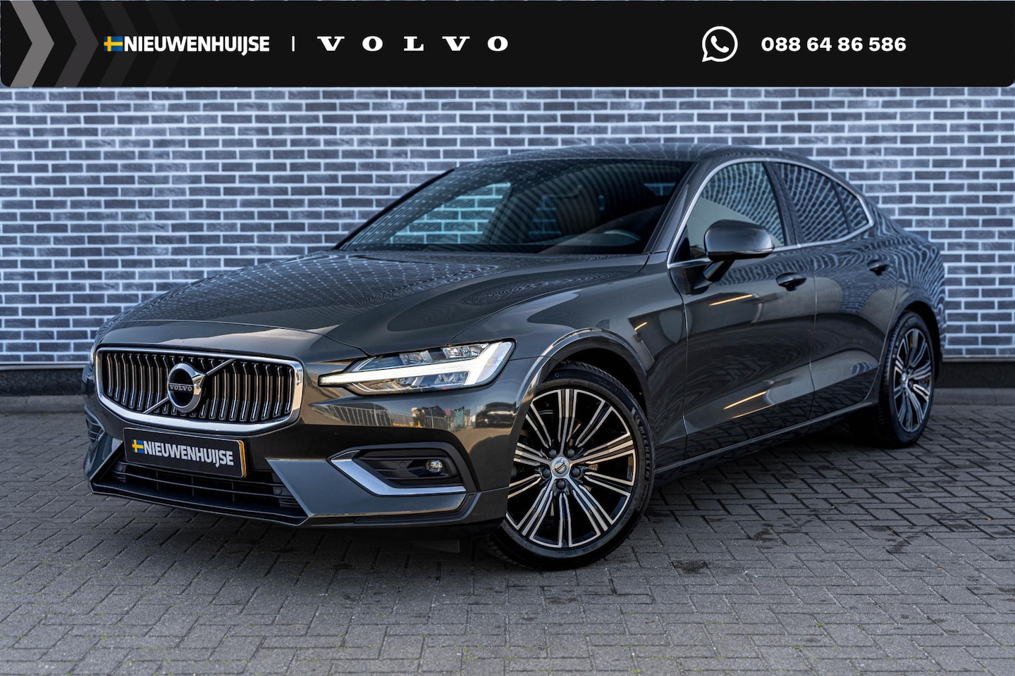 Volvo S60 - 2.0 B3 Inscription | Lederen Bekleding | Stoelverwarming | Keyless Entry | Elektrische Ach - AutoWereld.nl