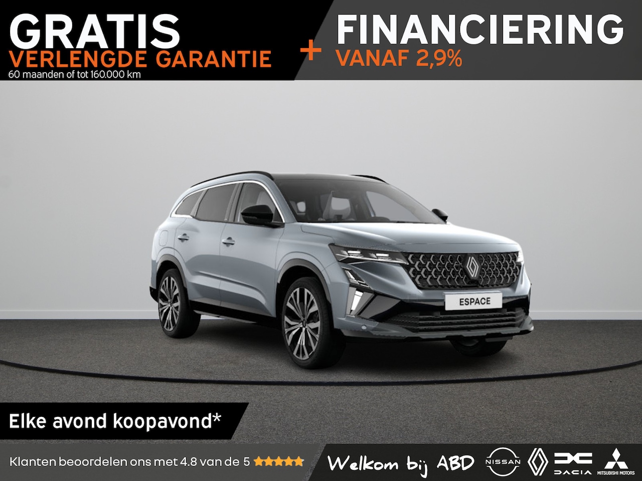 Renault Espace - Iconic Hybrid 200 | Achteruitrijcamera | Elektrisch verwarmbare voorstoelen | Elektronisch - AutoWereld.nl
