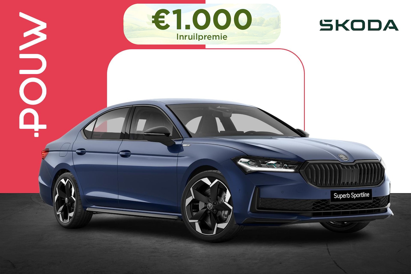 Skoda Superb - 1.5 TSI 272pk PHEV Sportline Business | 19" Velgen | Trekhaak Wegklapbaar - AutoWereld.nl