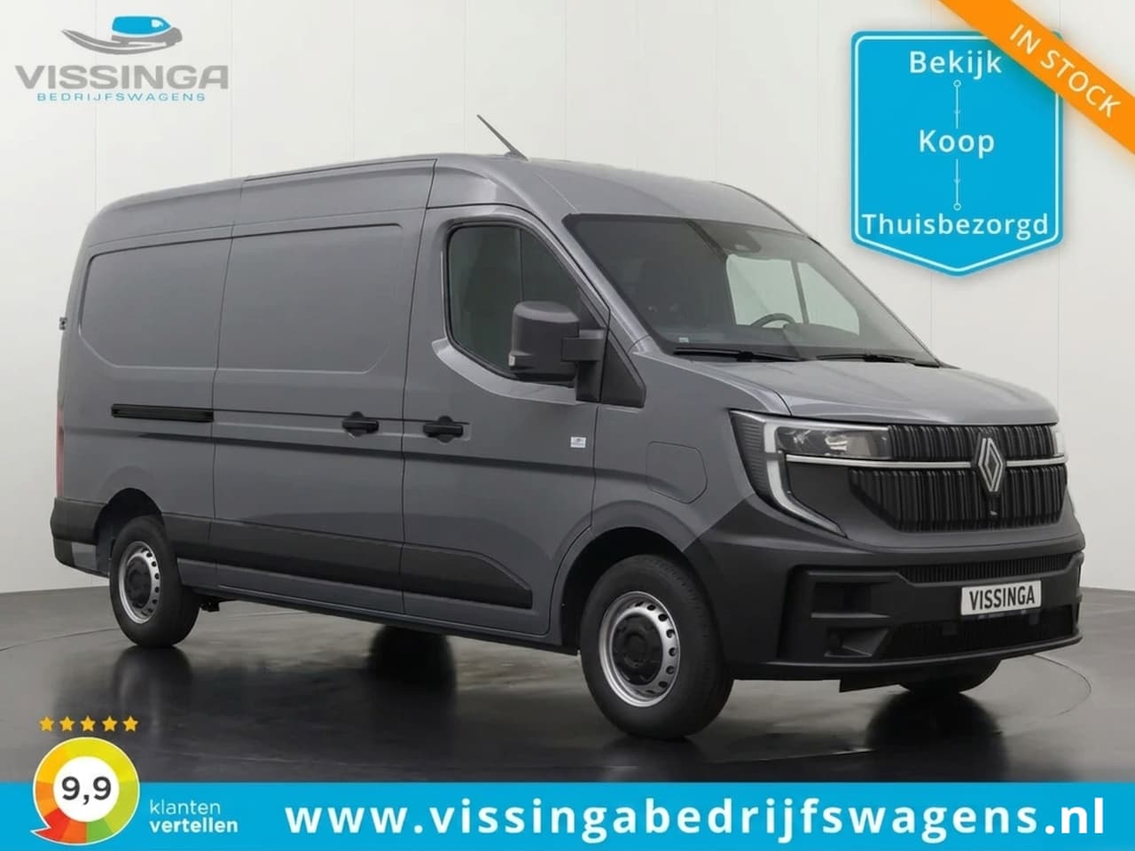 Renault Master E-Tech - L3H2 Long Range Advance 87 kWh Grijs - AutoWereld.nl