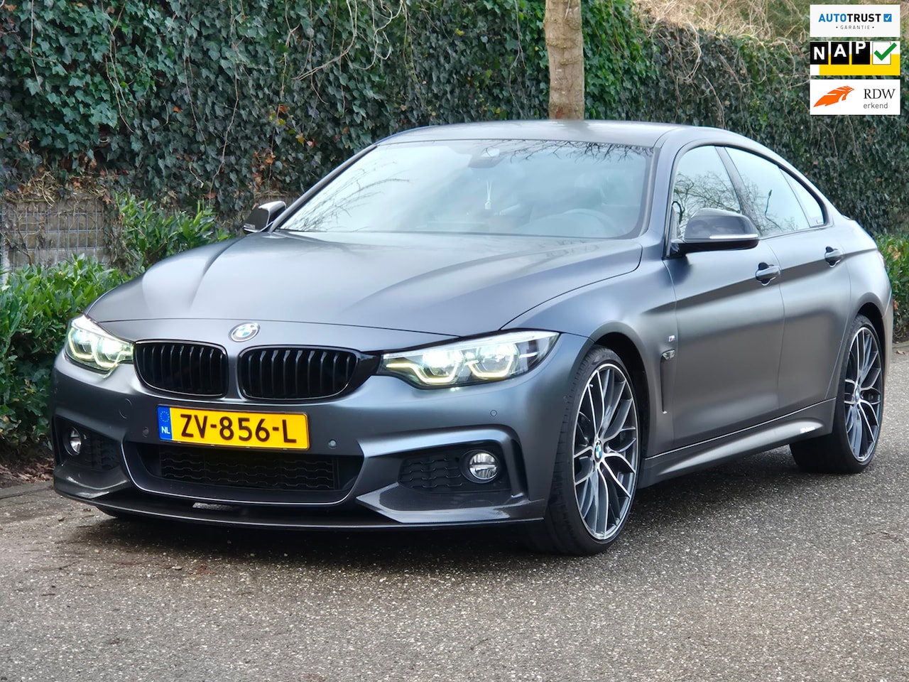 BMW 4-serie Gran Coupé - 420i M Sport Individual MAT Grey Orig BMW Performance 20inch Apple CarPlay High Executive - AutoWereld.nl