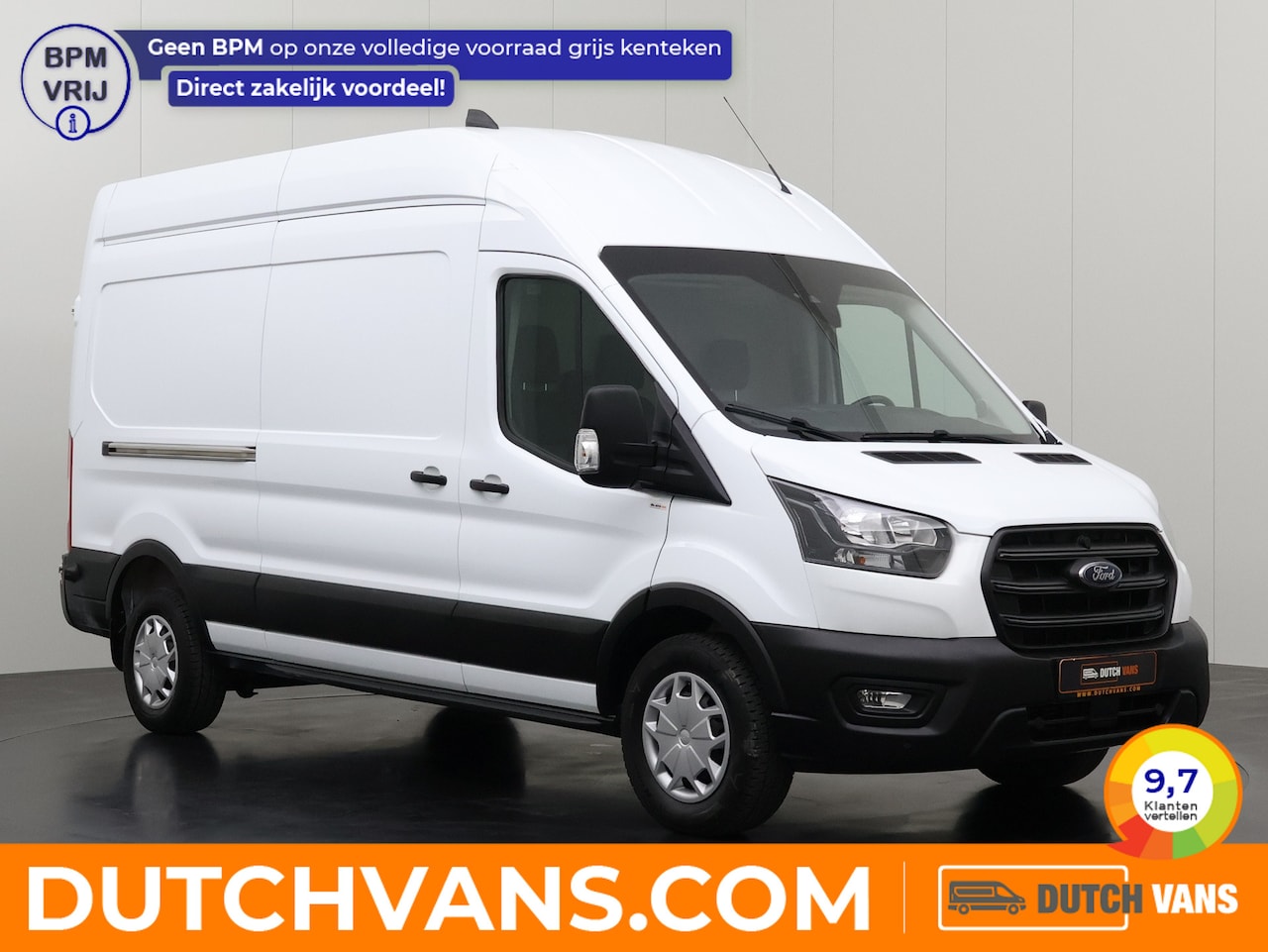 Ford Transit - 2.0TDCi 130PK L3H3 | Airco | Cruie | 3-Zit | Betimmering - AutoWereld.nl