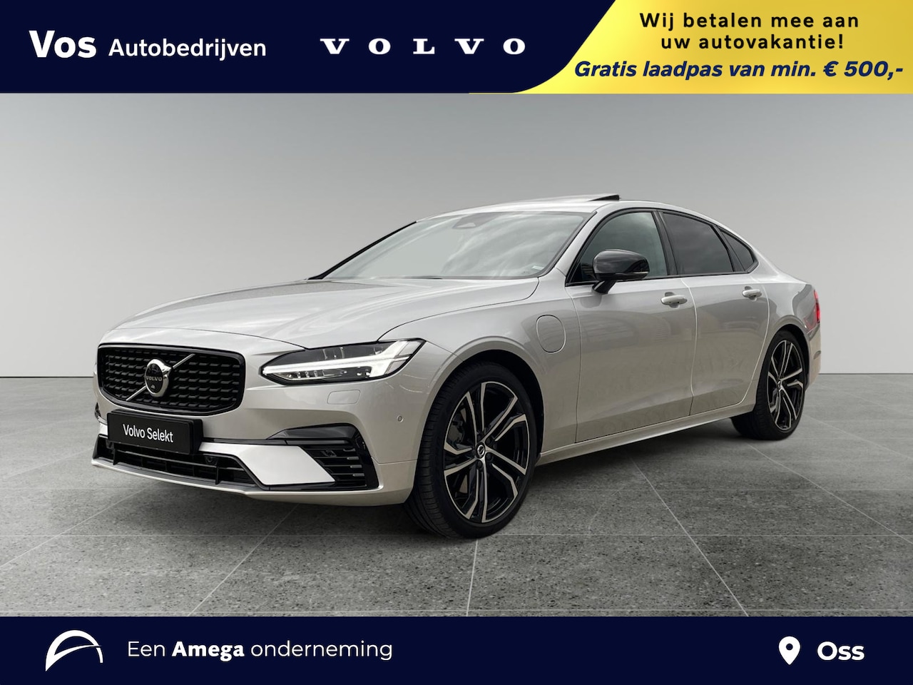Volvo S90 - T8 AWD R-Design | Luchtvering | Schuif/kantel-dak | Gelaagd Glas | 360 Camera | Elektr. tr - AutoWereld.nl