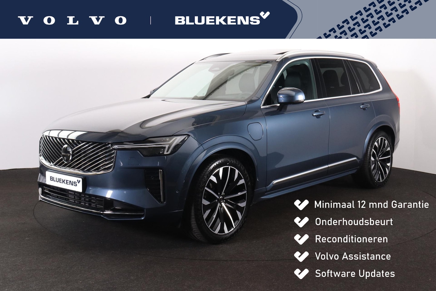 Volvo XC90 - T8 Recharge AWD Ultra Bright - Luchtvering - Panorama/schuifdak - IntelliSafe Assist & Sur - AutoWereld.nl