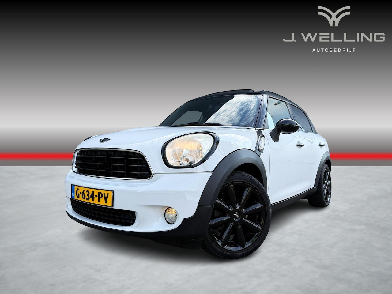 MINI Countryman - 1.6 Cooper Pepper pano / leder / 18 inch/ cruise - AutoWereld.nl