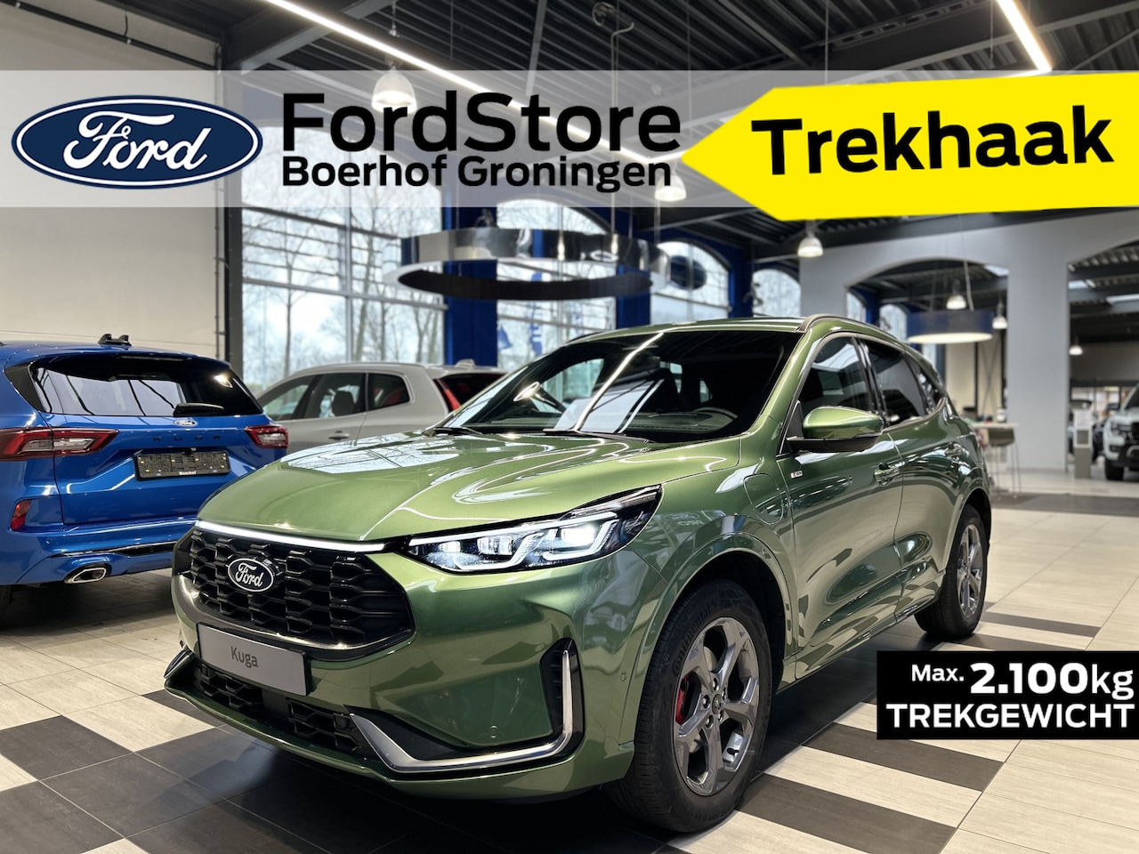 Ford Kuga - 2.5 PHEV 243 pk ST-Line X | Trekhaak I AGR stoelen | Adapt Cruise I Winter Pack | B&O | 36 - AutoWereld.nl