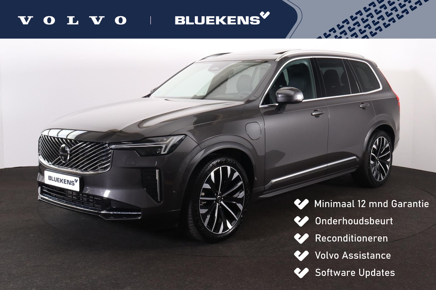 Volvo XC90 - T8 Recharge AWD Ultra Bright - Luchtvering - Panorama/schuifdak - IntelliSafe Assist & Sur - AutoWereld.nl