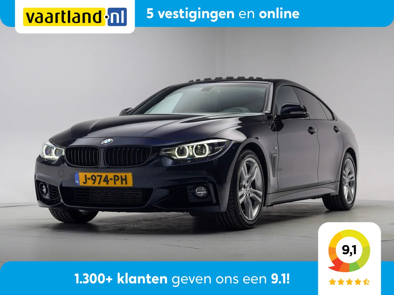 BMW 4-serie Gran Coupé - 418I M Sport High Executive Aut. [ Schuifdak, M-Zetels, Navi prof. ] - AutoWereld.nl