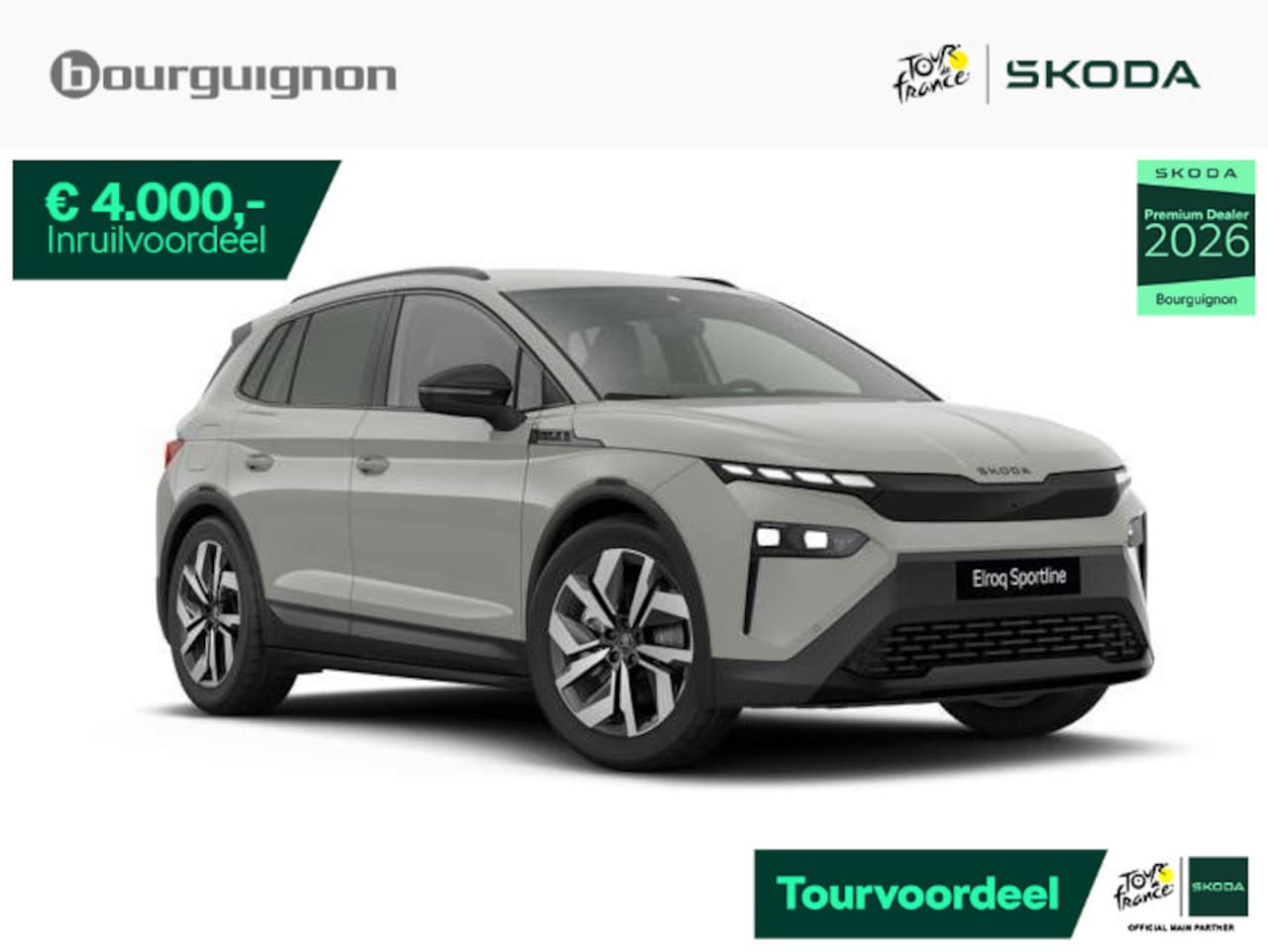 Skoda Elroq - Sportline 85 | 286 PK | Trekhaak | Stoelverwarming | Adaptive cruise control | Keyless - AutoWereld.nl