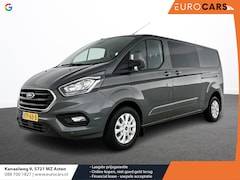 Ford Transit Custom - 300 2.0 TDCI L2H1 Limited Dubbele Cabine Automaat Navigatie Airco 2 Schuifdeuren Trekhaak