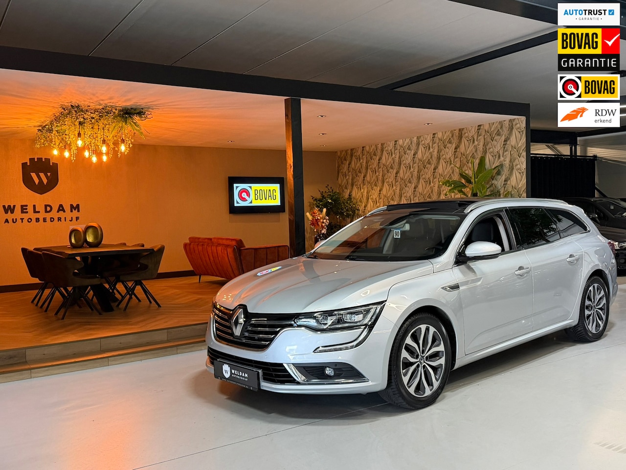 Renault Talisman Estate - 1.8 TCe Intens|Automaat|4Control|Pano|Virtueel Dash|Adaptieve Cruise|LED|Rijklaar - AutoWereld.nl