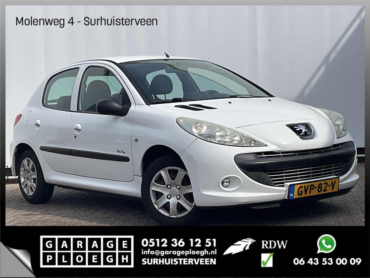 Peugeot 206 - 1.4 Millesim 200 5-Deurs Airco Audio White Chick - AutoWereld.nl