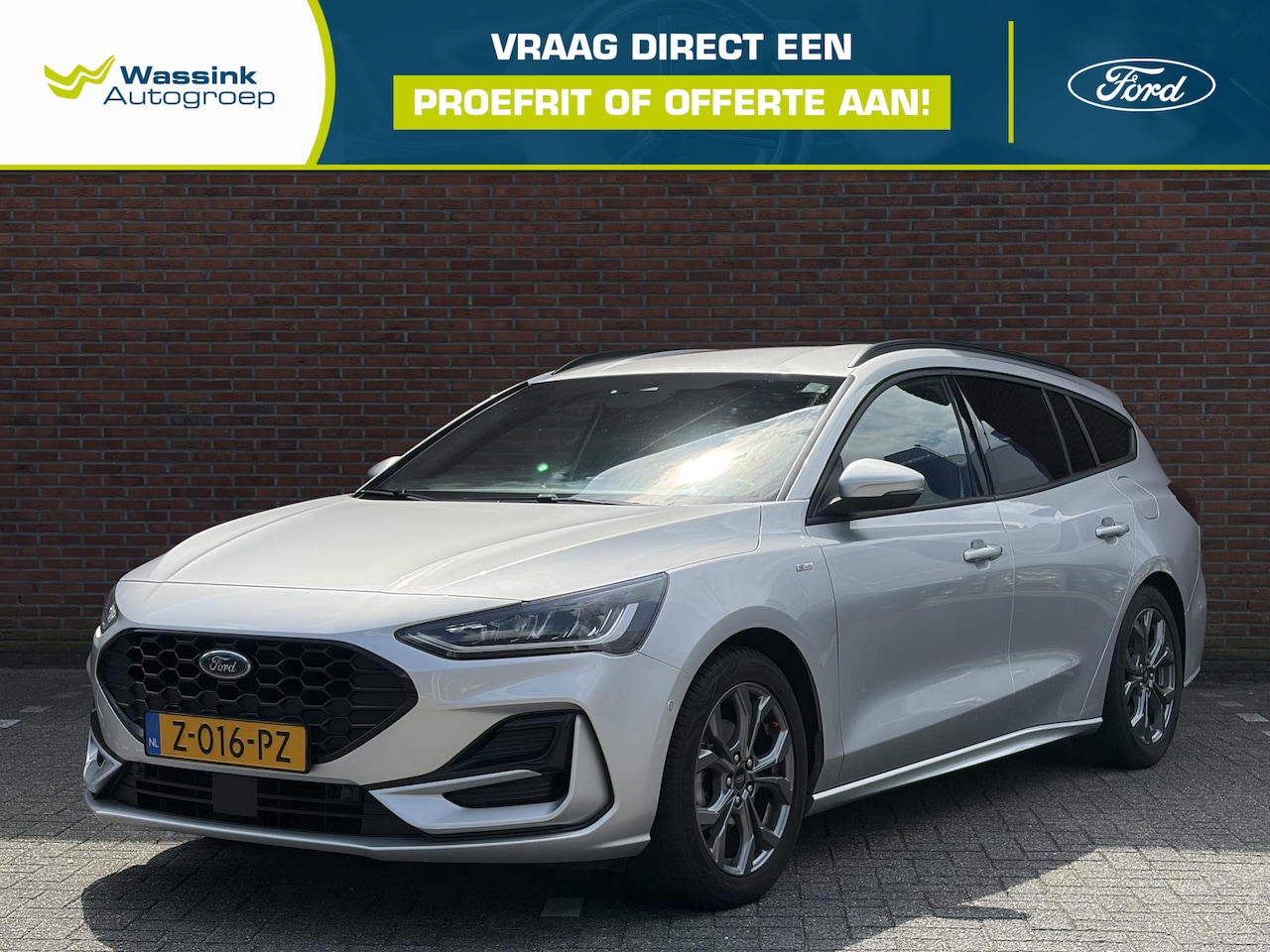 Ford Focus Wagon - 1.0 EcoBoost Hybrid 125pk ST-Line I Achteruitrijkcamera I Airco I Stoelverwarming I - AutoWereld.nl